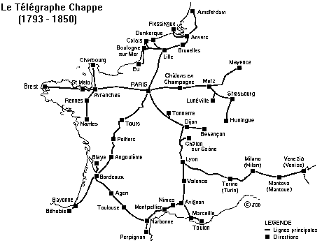 Carte du réseau